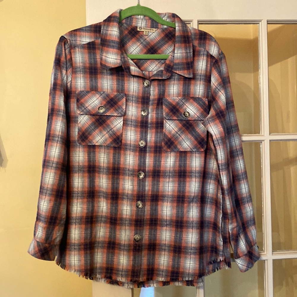 Democracy plaid shirt